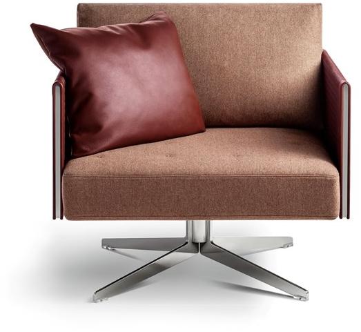 Poltrona Frau Вращающееся кресло из ткани с 4 спицами La collezione - divani e poltrone sun-id-1363405 - Вид №6