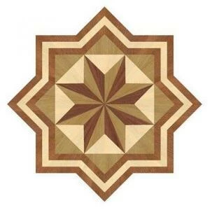 Художественный паркет Da Vinci Розетка 26-103 Дуб Селект (Гладкая) 1000х1000 мм.