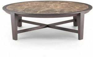 Flexform Круглый журнальный столик из мрамора Elliot