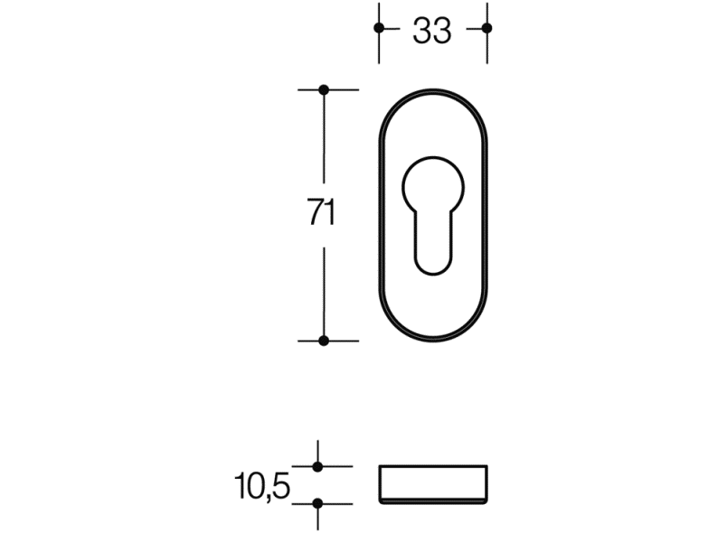 316XAH розетка для ключей HEWI System 111 | Edelstahl  - Вид №1