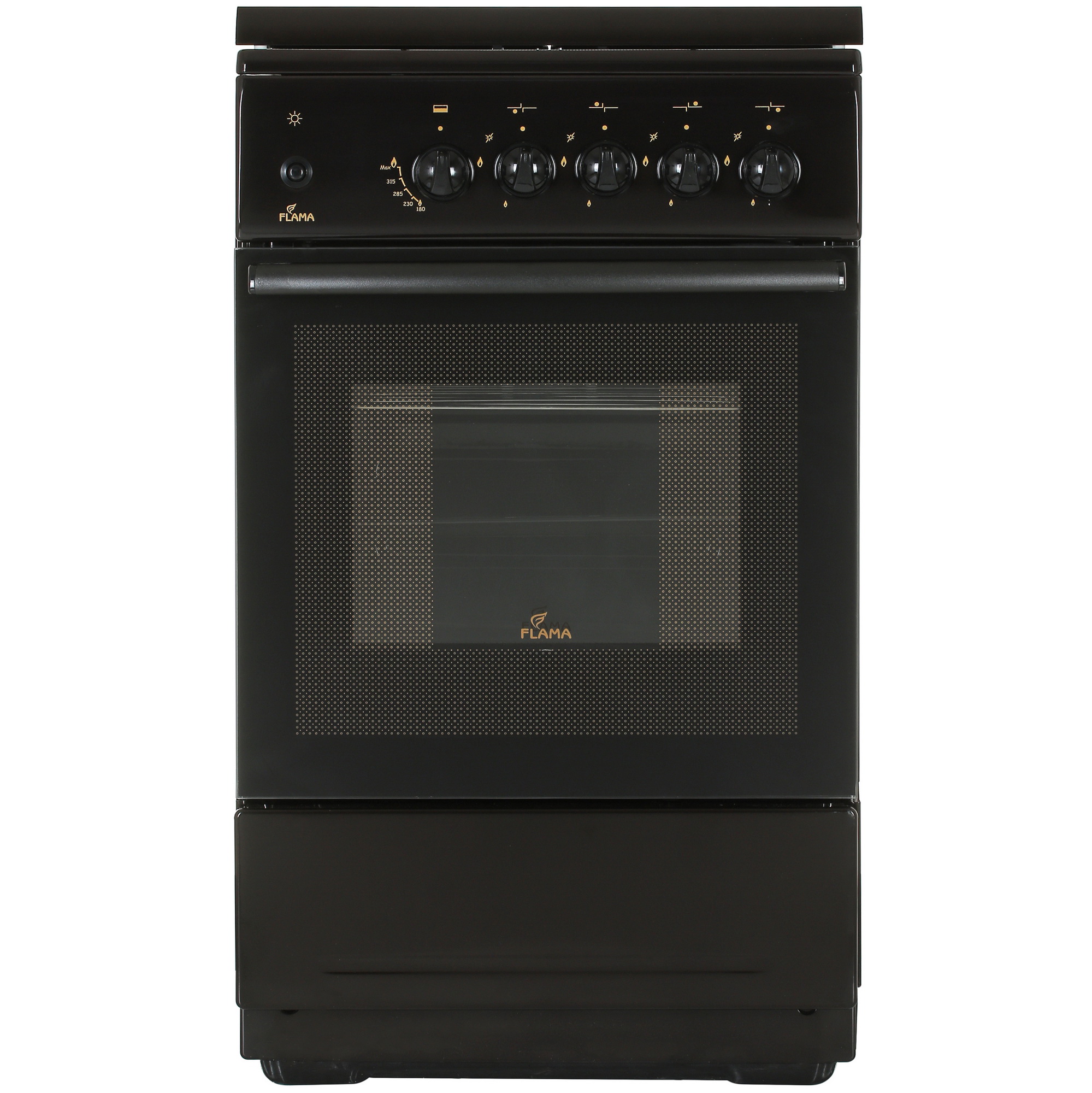 8141507 Газовая плита Flama FG 2411 B коричневый Flama group STDN-0143389