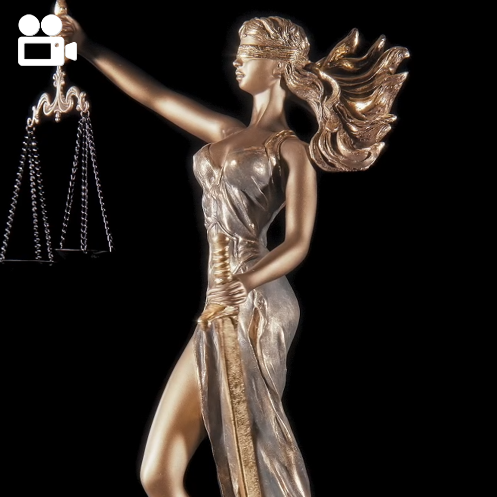 22416 Статуэтка Фемида 3 Бронза BOGACHO 4627138239520