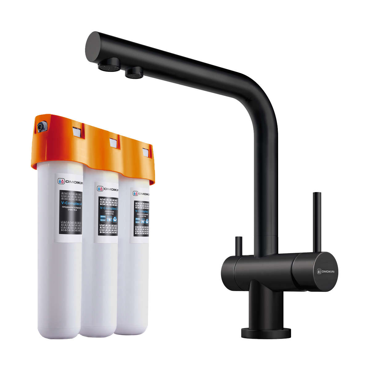 Смеситель для кухни Pure Drop lite + Nagano GB OMOIKIRI 4284.8028