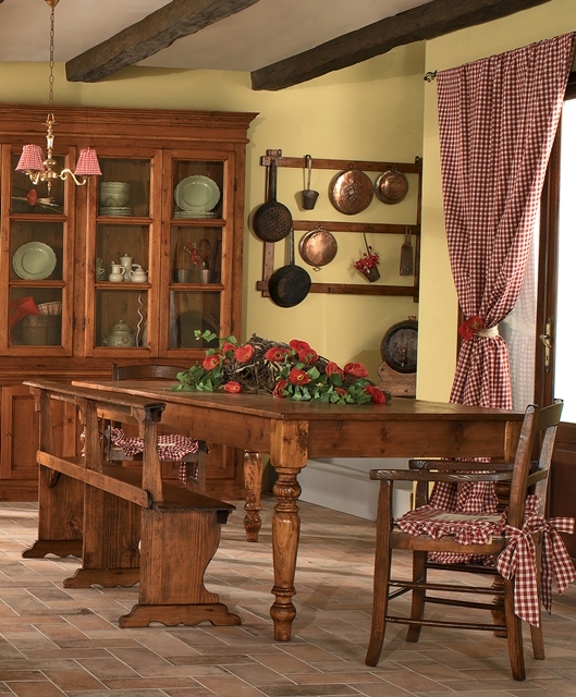 3464 Tifernoit Стол Campagnolo с выточенными ножками Soggiorno 