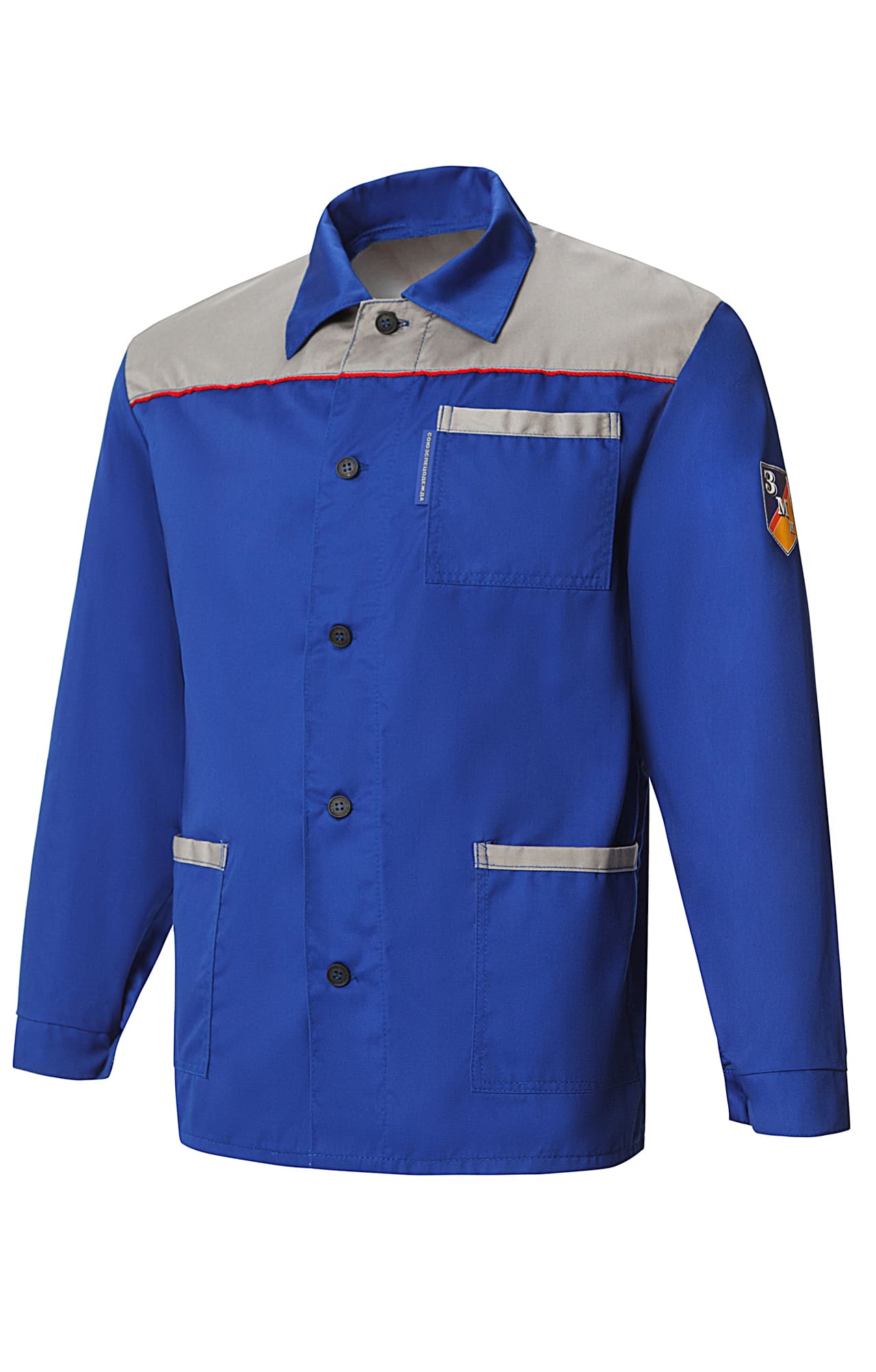 65399 Костюм "Труд" василек-серый  Летняя спецодежда  размер 56-58/182-188  - Вид №1