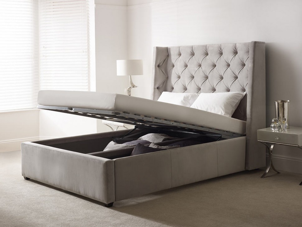 Кровать двуспальная 180х200 бежевая Carlyle ICON DESIGNE ДИЗАЙНЕРСКИЕ 177946 Бежевый  - Вид №5