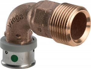 Viega Угольник переходной 90° Pexfit Pro 4714 (607753)