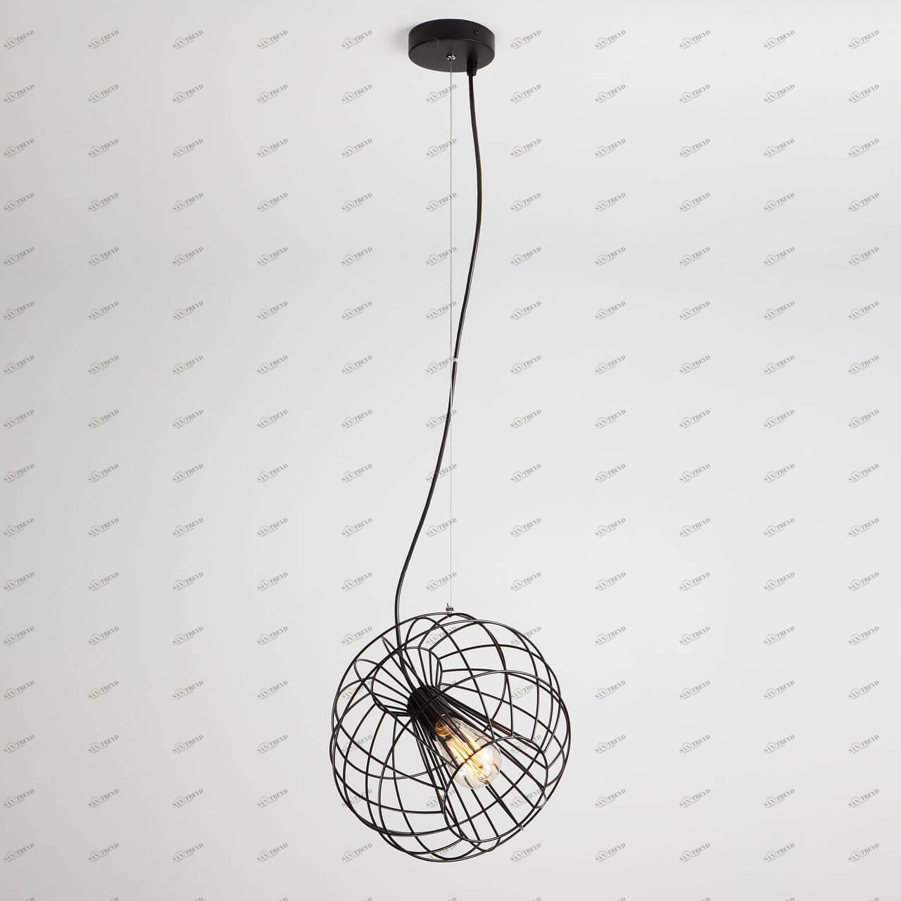 Подвесной светильник Eurosvet Sfera 50060/1 черный EUROSVET SFERA BLACK 196042 Черный 
