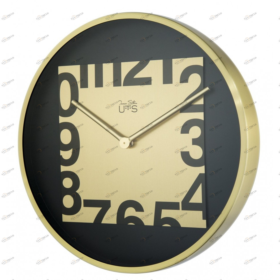 Часы настенные золотые Tomas Stern 4006G TOMAS STERN ДИЗАЙНЕРСКИЕ 00-3872676 Золото 