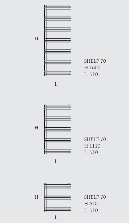 Стальной полотенцесушитель Caleido ARCH-00143205 - Вид №3