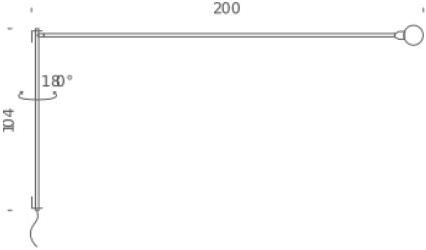 NEMO Регулируемый настенный светильник из алюминия Potence sun-id-1353489 - Вид №5