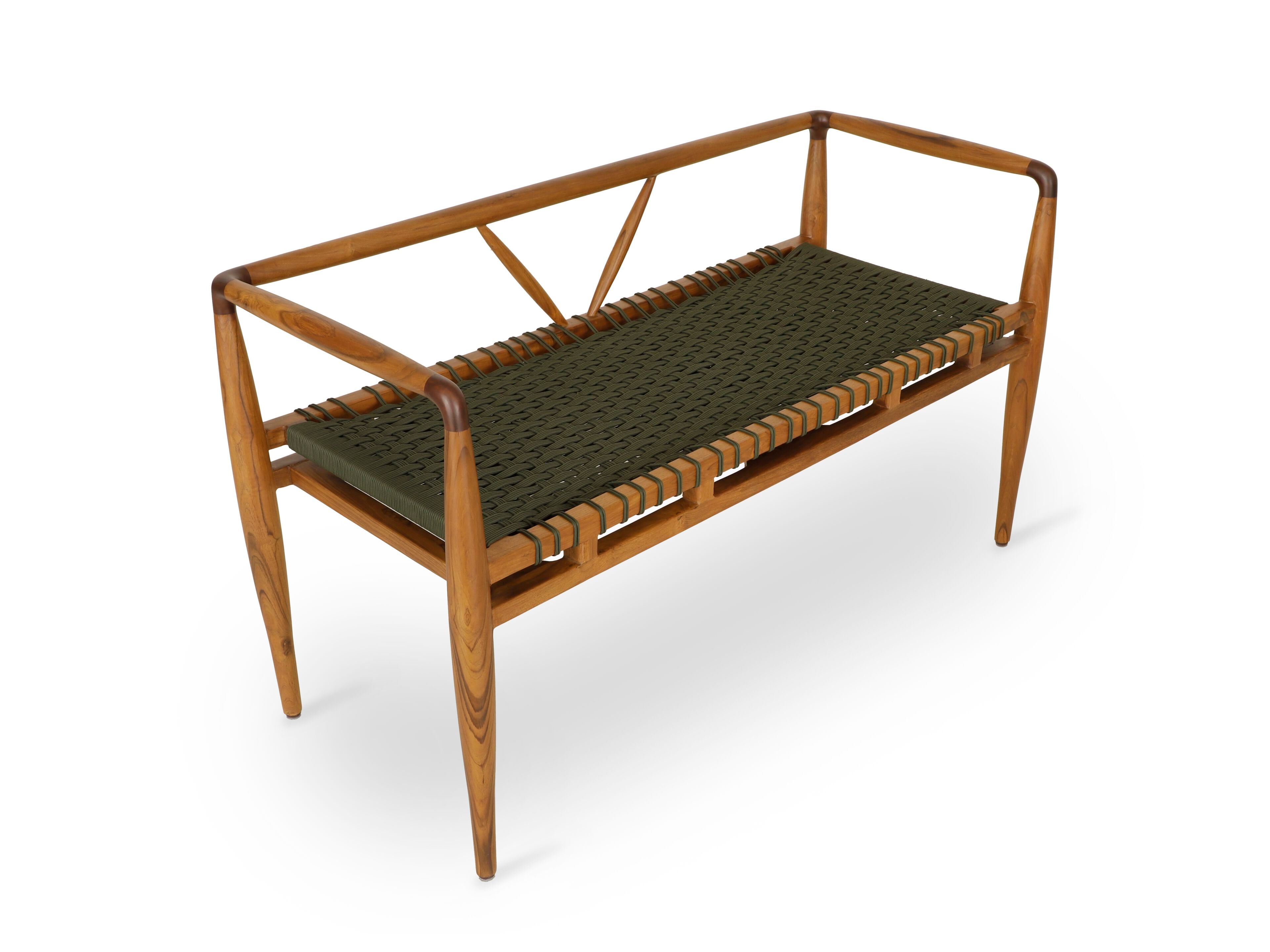 Скамейка из тикового дерева Alankaram BANGKU ARCH-00069916 - Вид №4