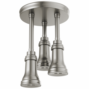 57190-SS25 H2Okinetic® Подвесная душевая лейка Raincan Delta Faucet Universal Showering Нержавеющая сталь