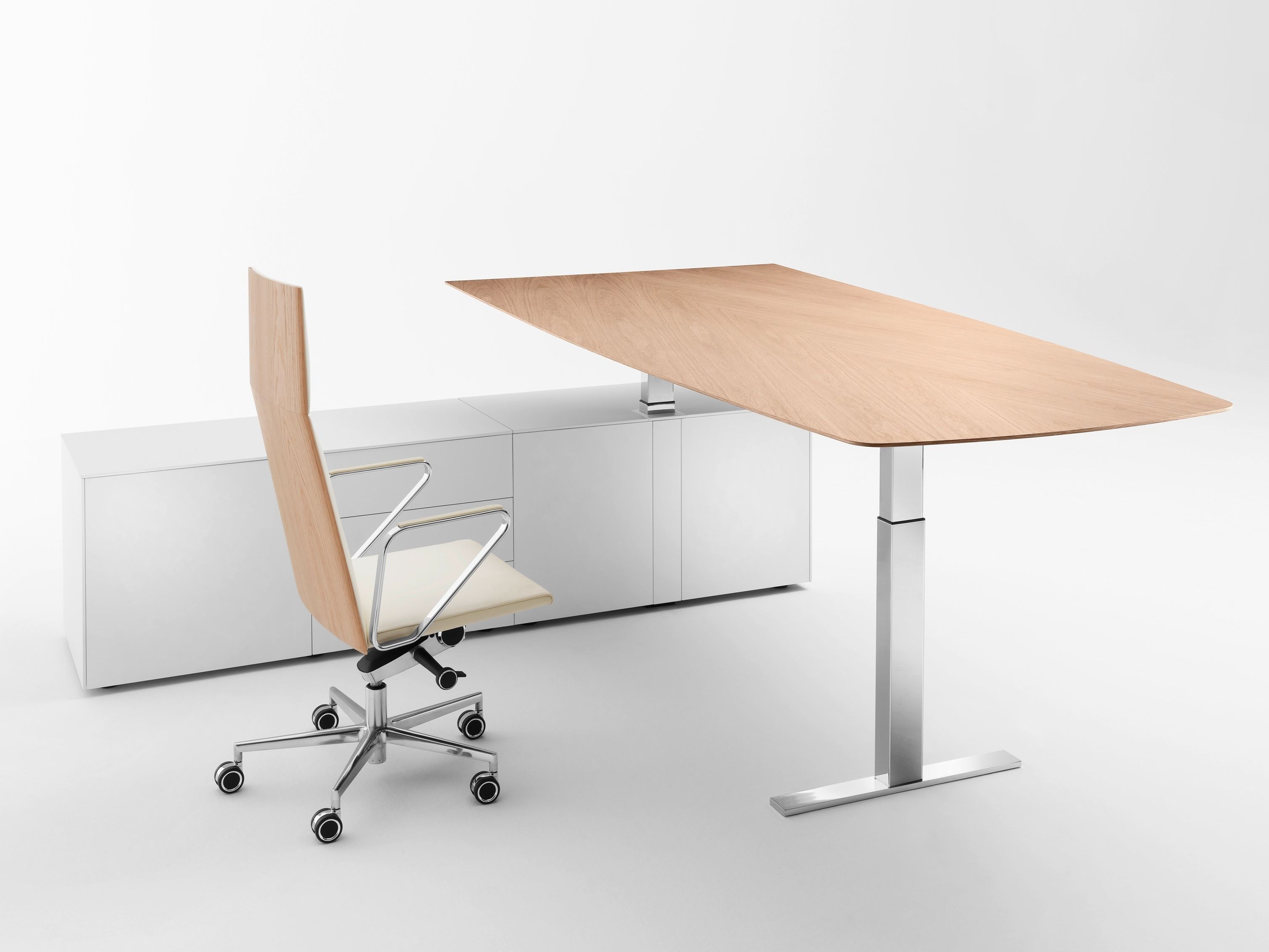 Прямоугольный стол с регулируемой высотой Spiegels .time air ARCH-00046567 - Вид №3