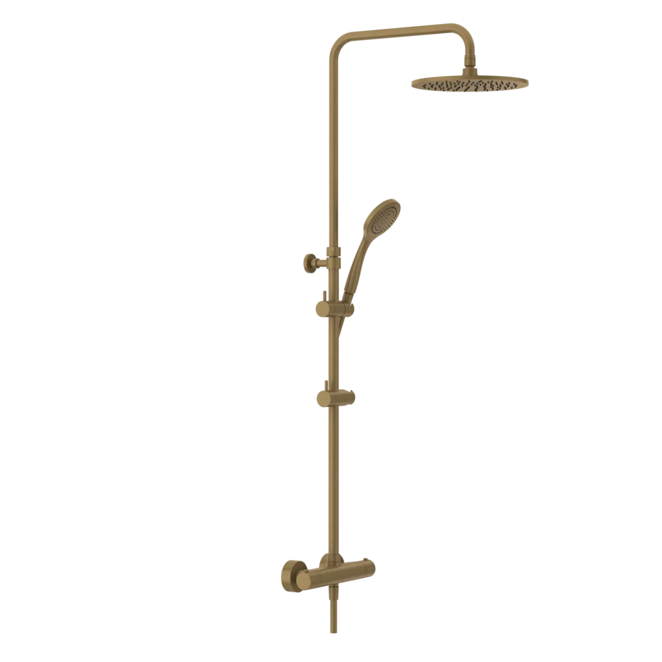 Душевая колонка 35175 713 Gessi Minimalistic shower СТАРИННАЯ ЛАТУНЬ 35175713