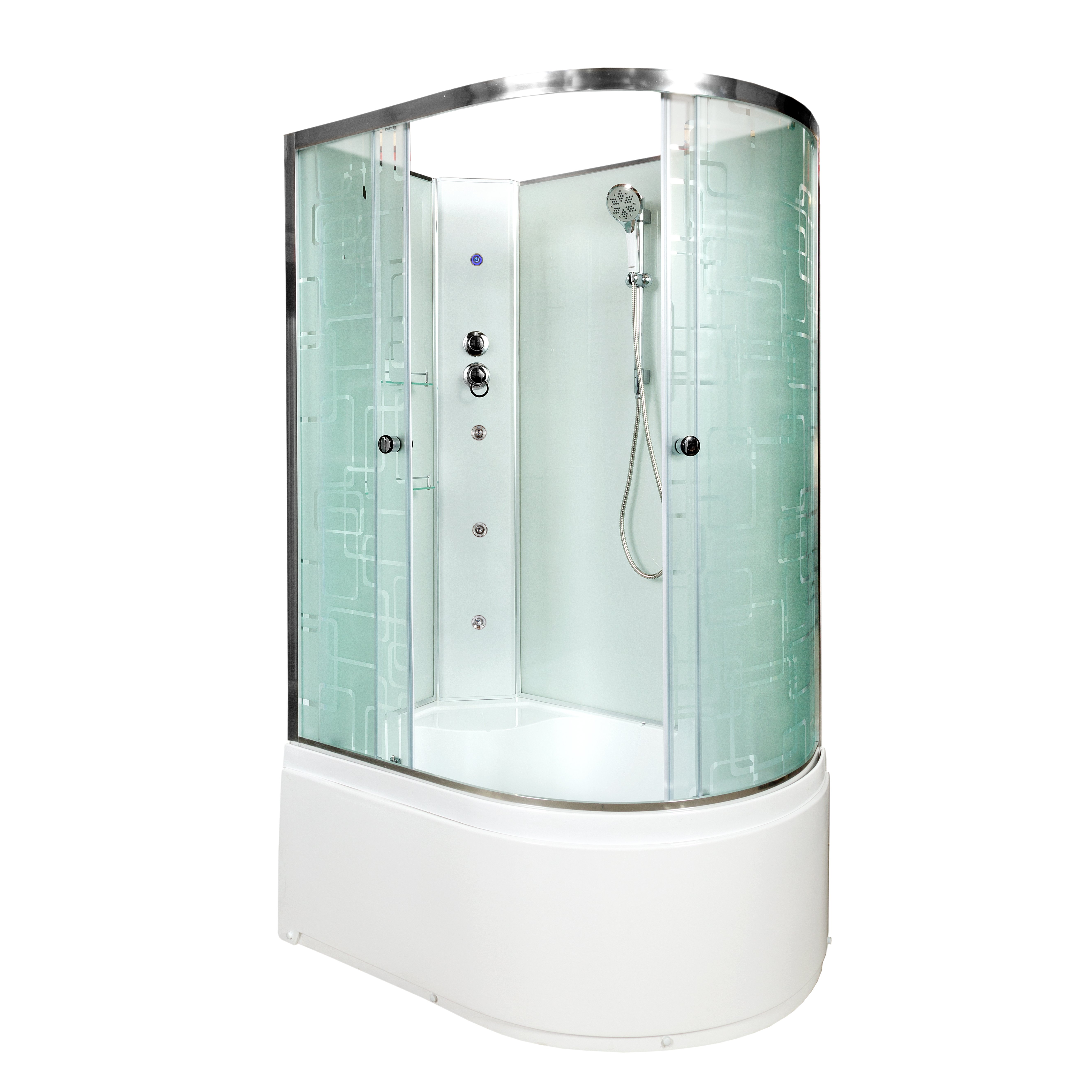 D272S LED R Душевая кабина DETO Серия D ЕМ4512 L N LED с гм. - Вид №5