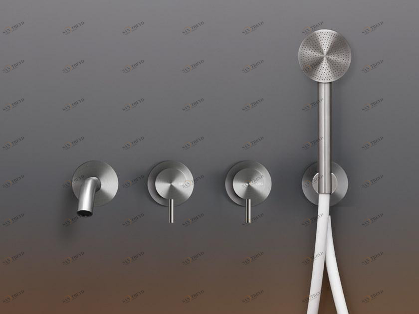 Ceadesign Настенный комплект из 2 смесителей для ванны с ручным душем Milo360 Mil 44y