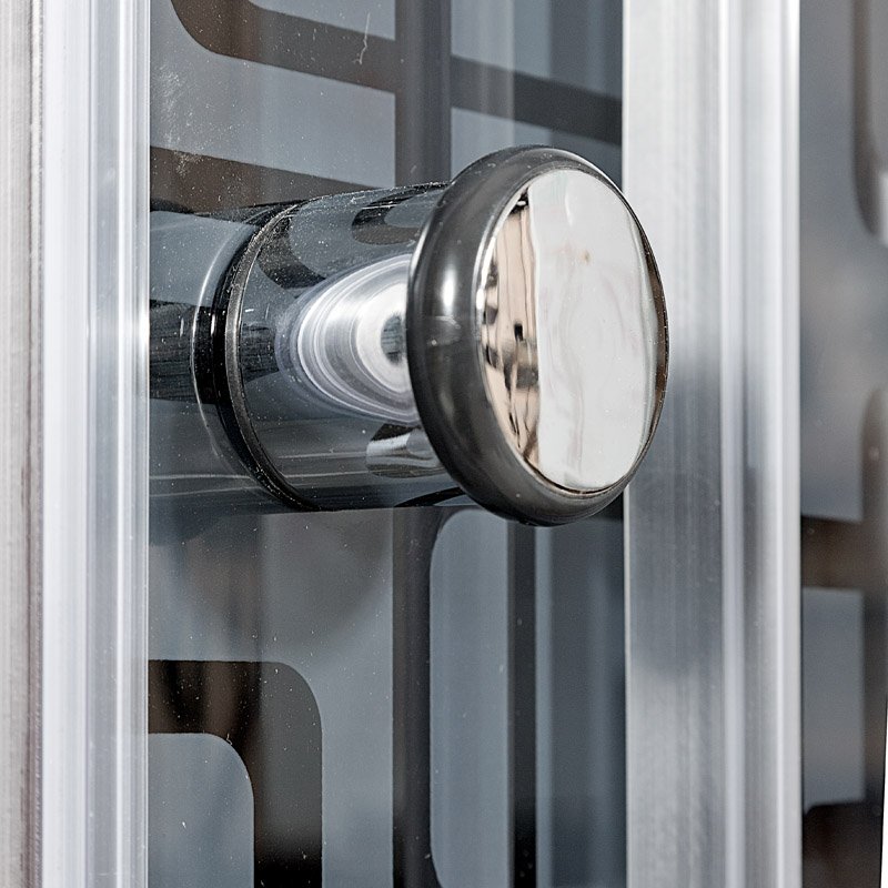 ЕМ1510 N с гидромассажем (гм.) Душевая кабина DETO Серия EM BМ1510 с гм. и эл. BLACK - Вид №12