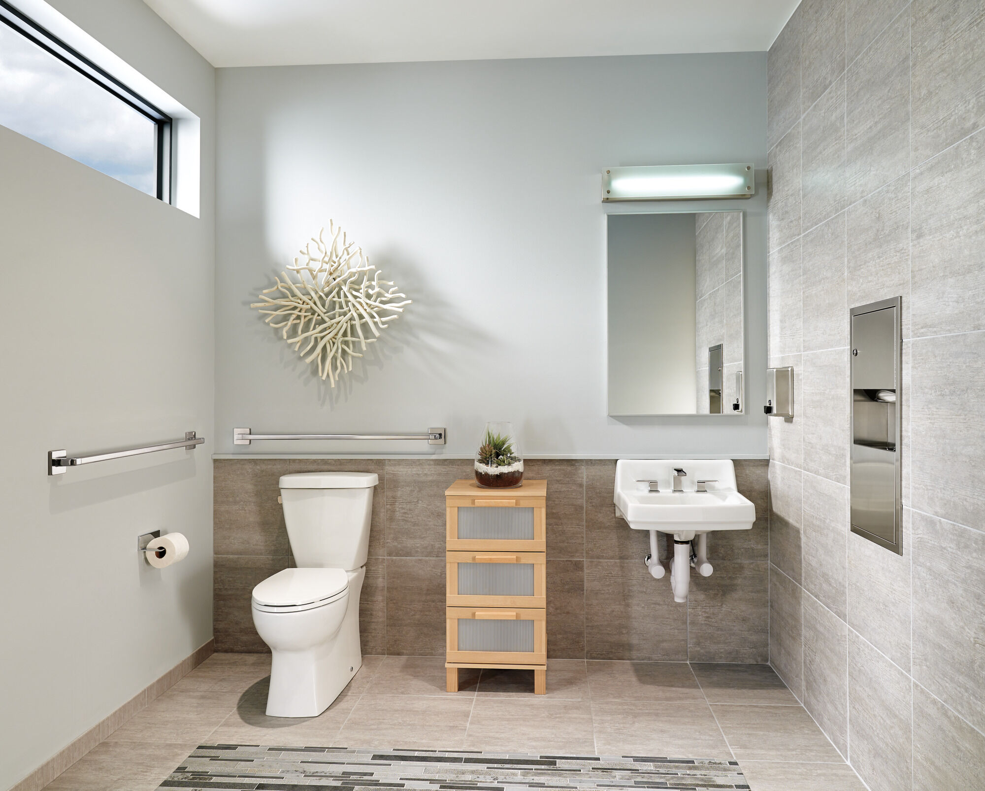 3568LF-SSMPU Смеситель для ванной комнаты с двумя ручками Delta Faucet Ara Нержавеющая сталь - Вид №4