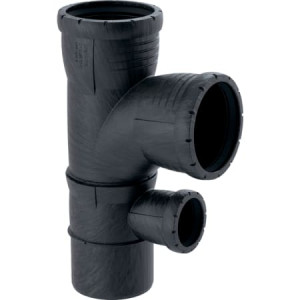 393.456.14.1 Крестовина двухплоскостная комбинированная Geberit Silent-Pro 87,5° Geberit