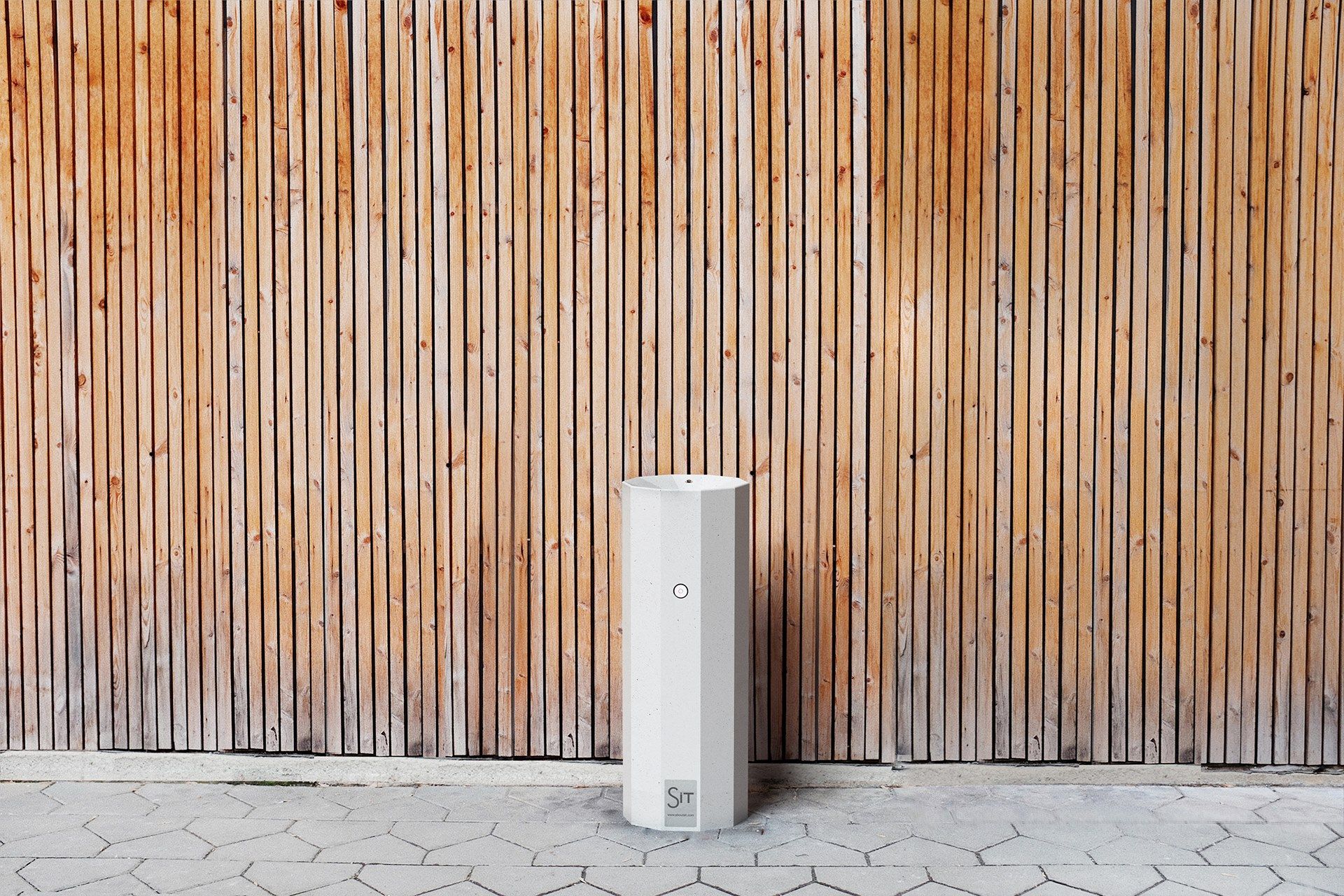 Fibrorinforced бетонный пол фонтан SIT Wuud ARCH-00065316 - Вид №2