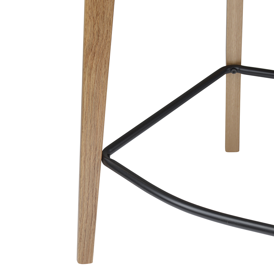 41110200 Стул барный , pero, pu-кожа, черный Unique Furniture  - Вид №15