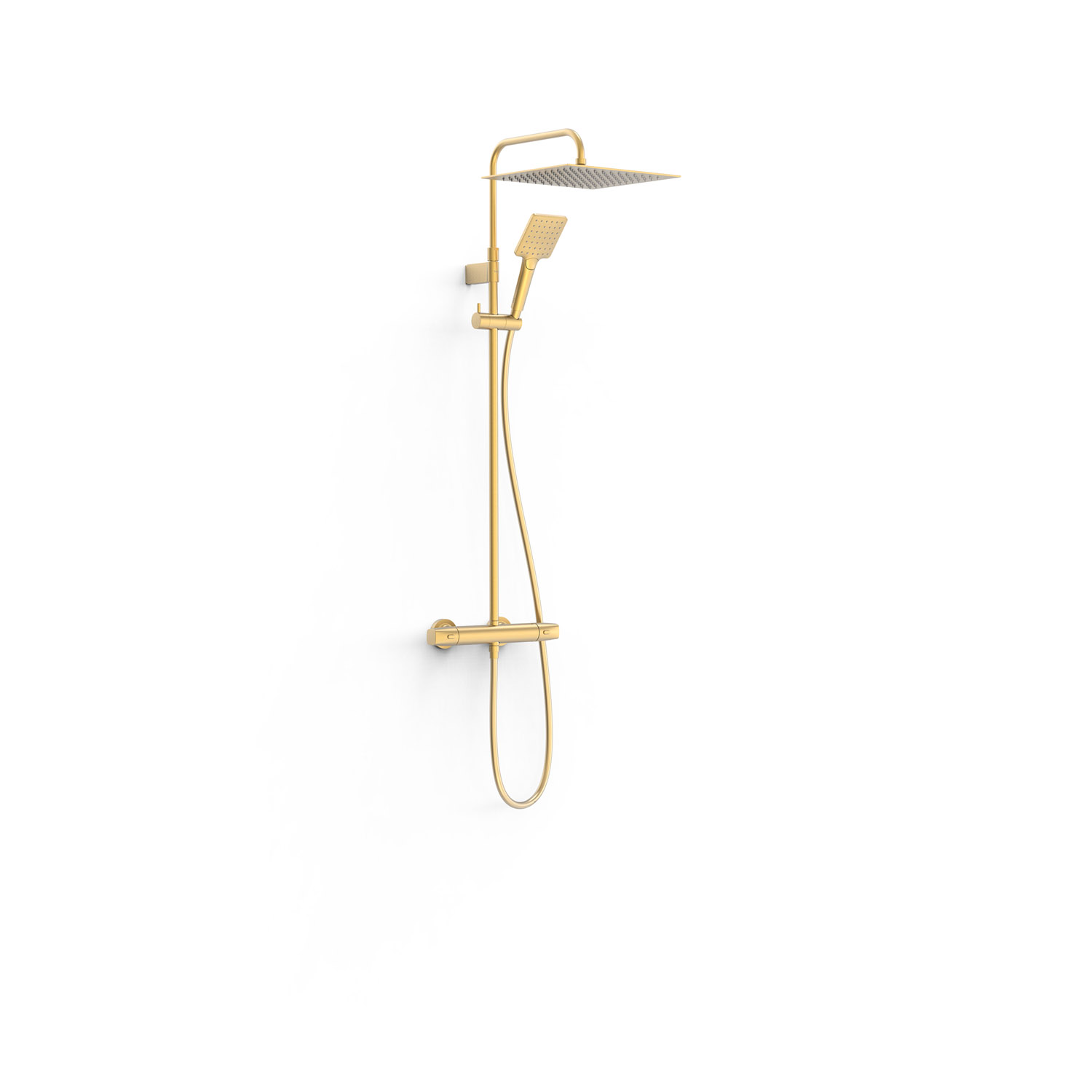 НАСТЕННЫЙ 2-полосный настенный термостатический смеситель для душа-19038702OM TRES Thermostatic