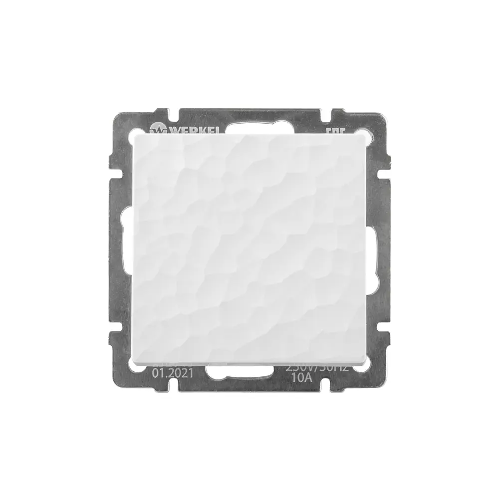 Выключатель встраиваемый Werkel Hammer 1 клавиша цвет белый STLM-2209133