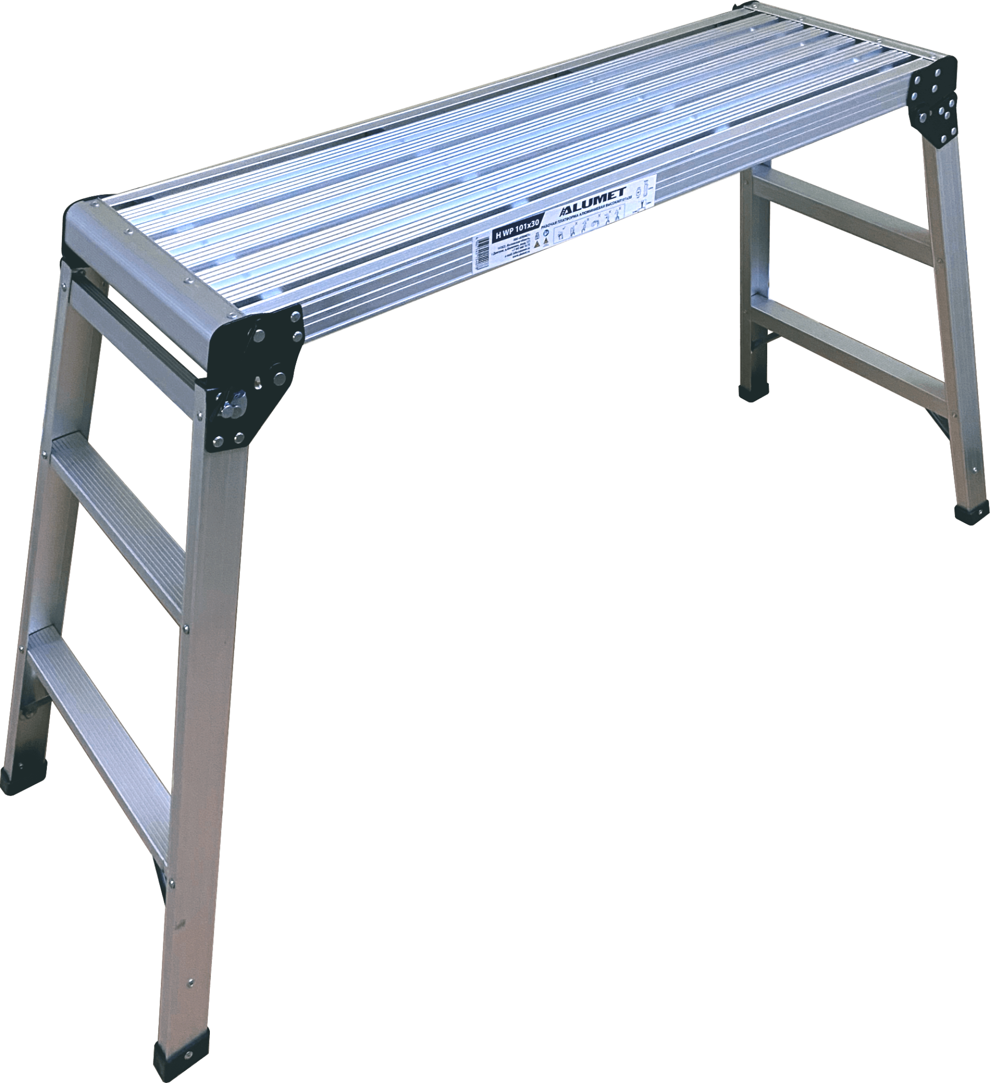 Рабочая платформа алюминиевая Высокая  HWP 101х30 ALUMET  - Вид №1