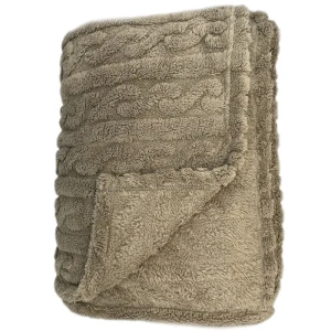 Плед Homely 200x220 см микрофибра цвет какао