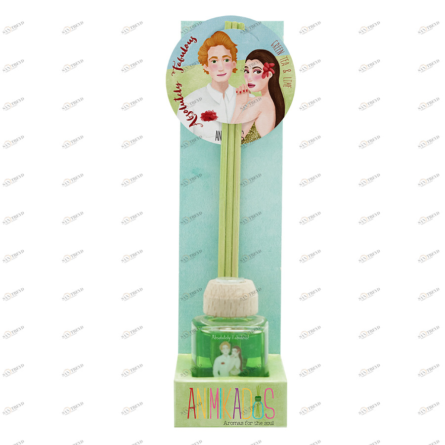 Диффузор ароматический 18 мл цитрусовый Absolutely Fabulous Animikados AMBIENTAIR  00-3881078 Зеленый 