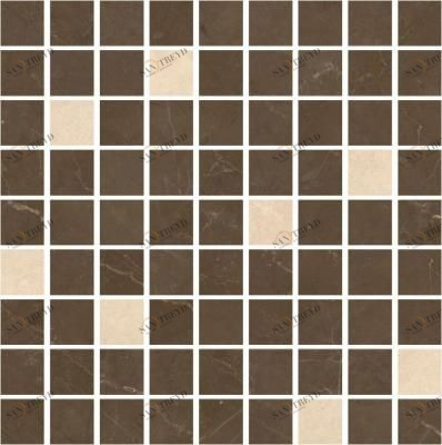 Мозаика K-1002(1003)/MR(LR)/m21 MARBLE TREND PULPIS(CREMA MARFIL) 30х30 Kerranova sun-id-328989