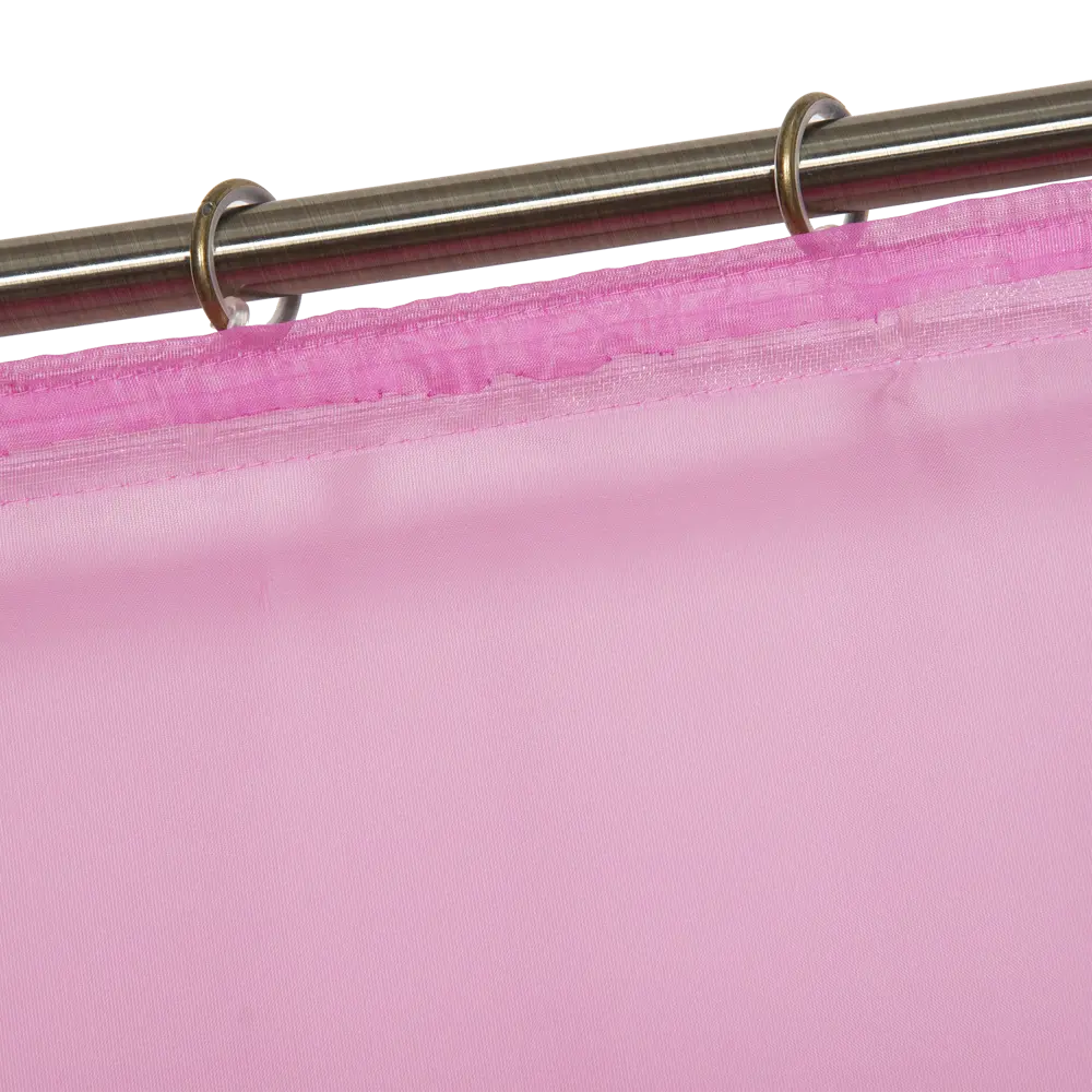 Тюль на ленте «Polyone» 140X260 см цвет тёмно-розовый Santreyd STLM-2073784 - Вид №4