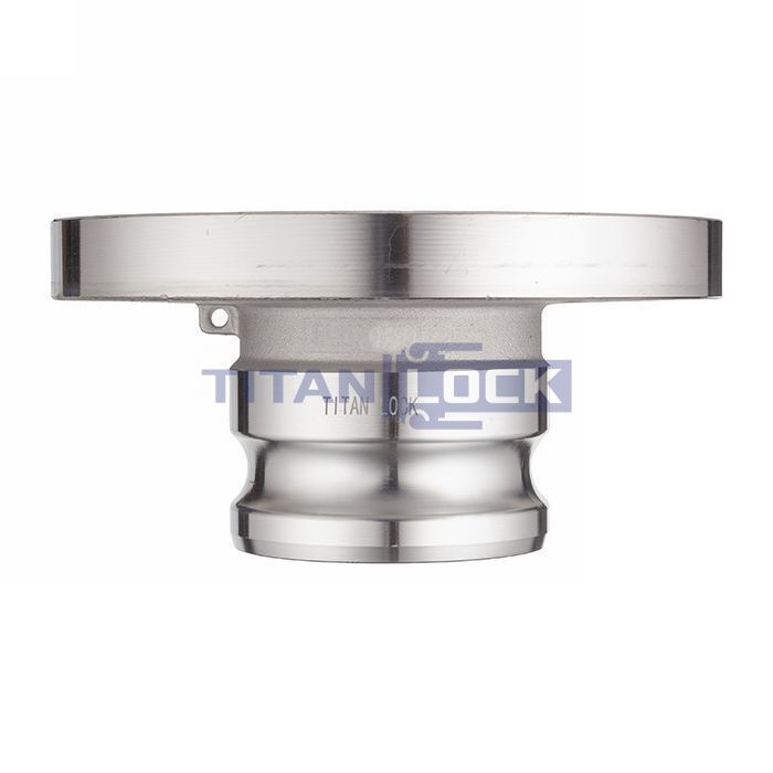 Камлок алюминиевый тип FA, ниппель с фланцем 5", TL500FAAL TITAN LOCK  - Вид №2