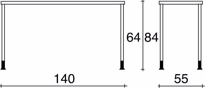 TALIN Прямоугольный рабочий стол из фанеры System sun-id-1481347 - Вид №5
