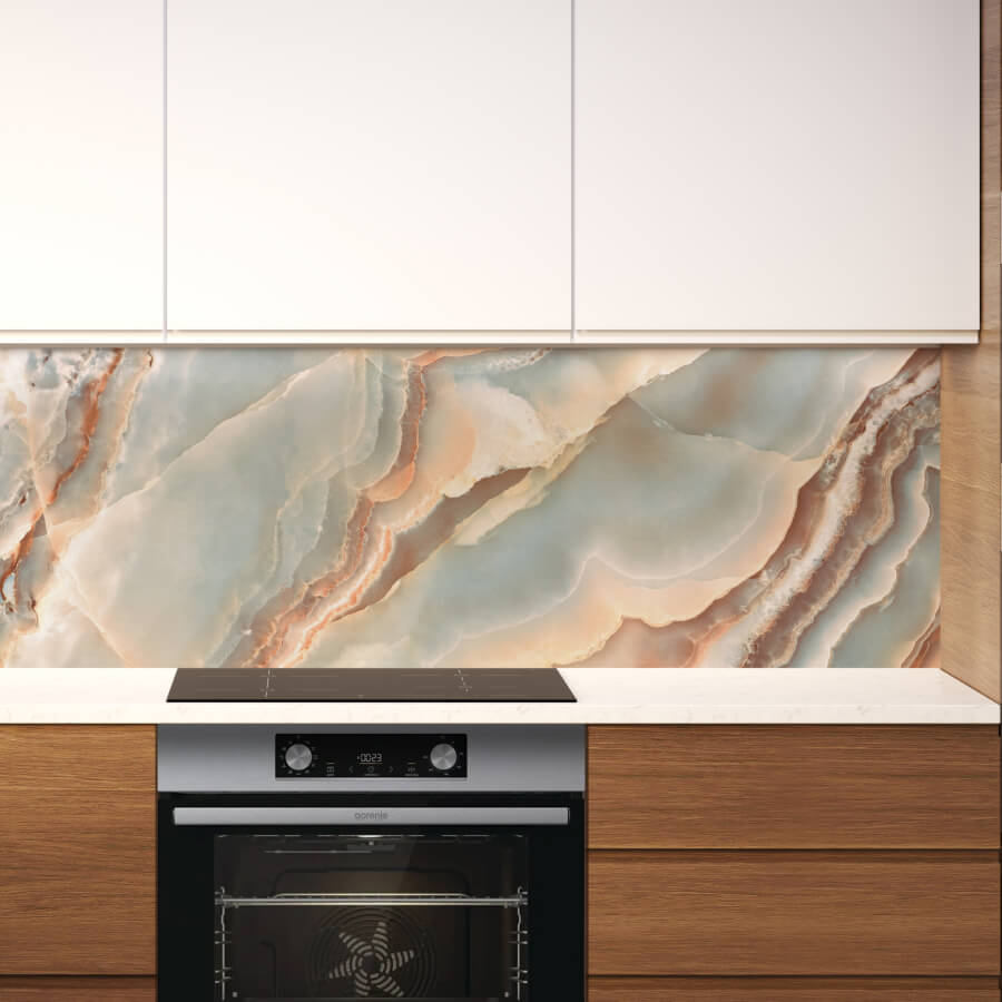 Панель ПВХ глянец Novita Wall Пиренеи 1200*600*2,5мм (4 шт в упак) АКВАТОН STSR-286 - Вид №5