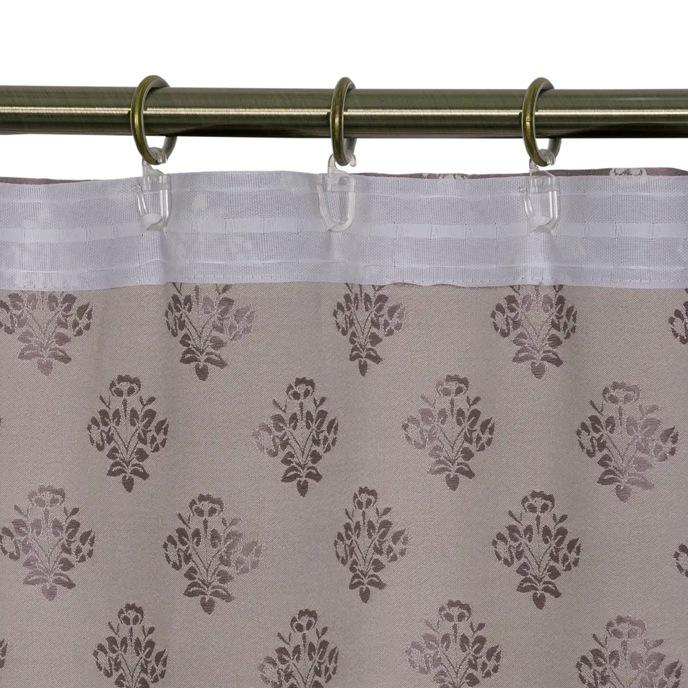 Штора на ленте «Шарм» 160х260 см полиэстер цвет сиреневый AMORE MIO STLM-2008800 - Вид №3