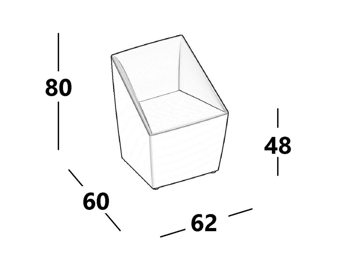 Тканевое кресло Luxy Amarcord ARCH-00074174 - Вид №3