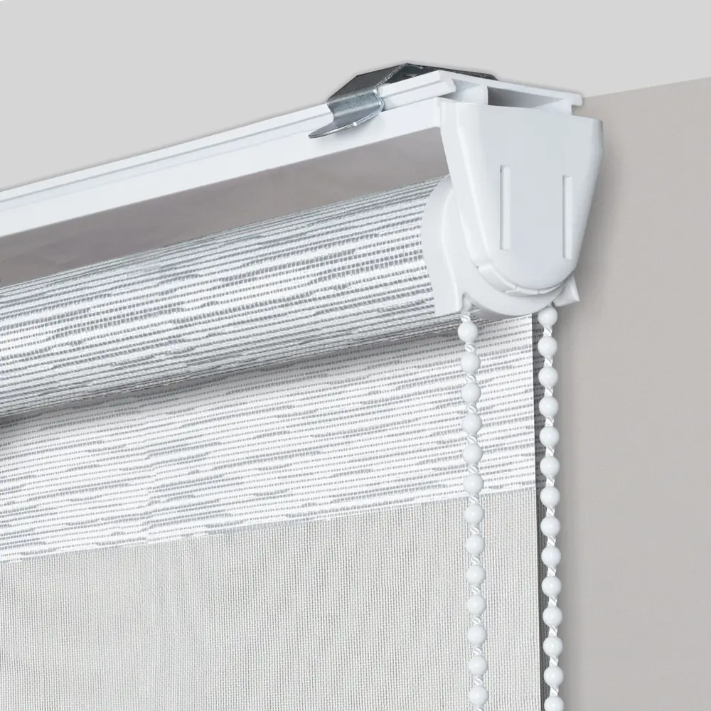 MIAMOZA Рулонная штора день-ночь Москва серая 120x175 см 89411450 STLM-1577375 - Вид №1