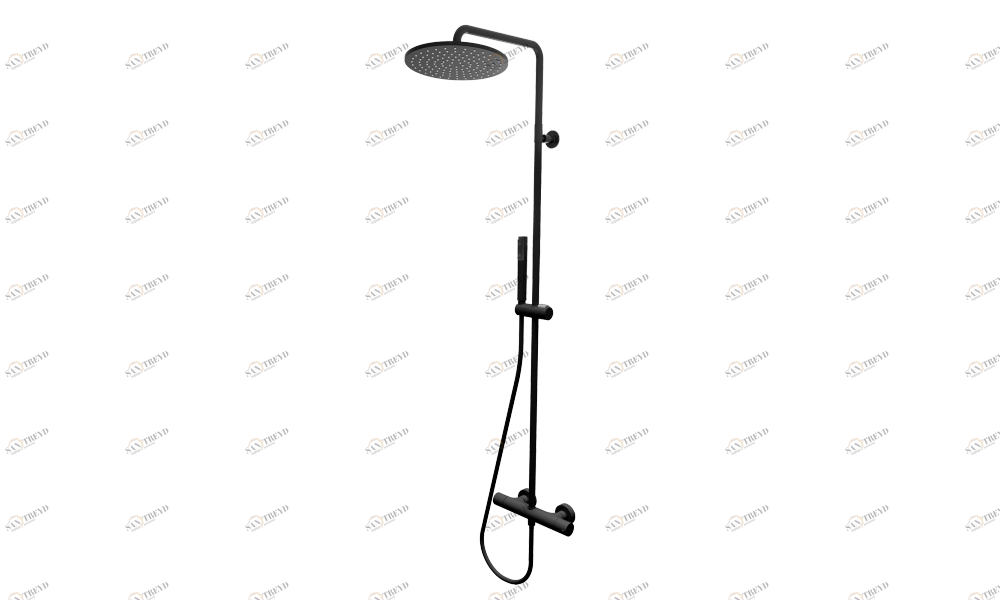 L10093_073-045 Black & White Collection COSMO TERMOSTATICO BOSSINI 