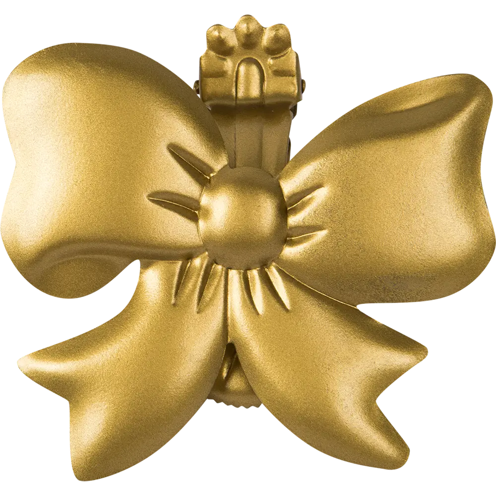 Клипса Бант цвет матовое золото Santreyd STLM-2019283