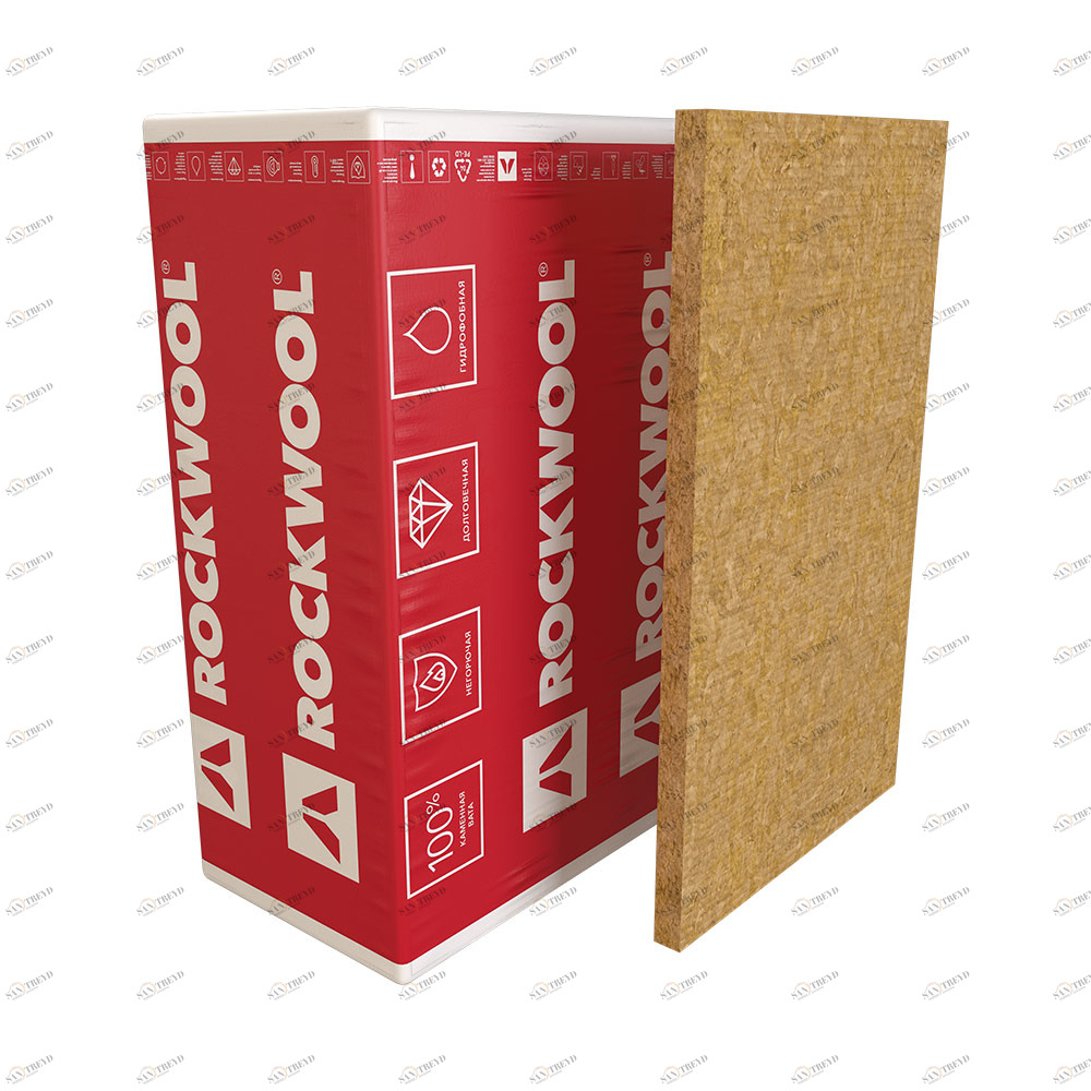 Утеплитель Rockwool Венти Баттс Оптима 1000х600х50мм (4,8м2; 0,24м3) 14095