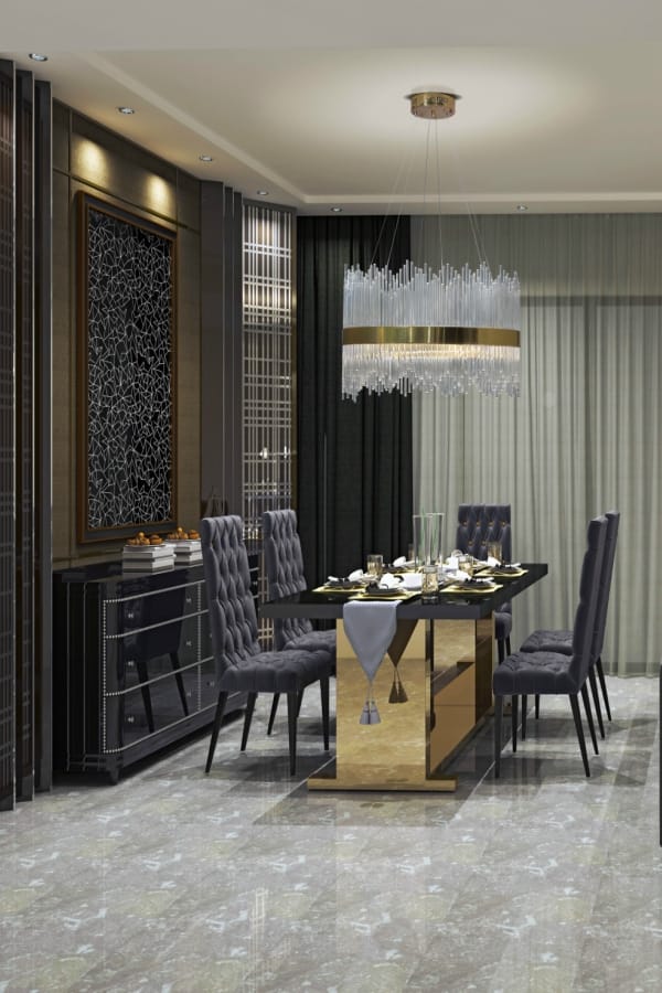 Подвесной светильник из нержавеющей стали и стекла K-Lighting Oriente ARCH-00146704 - Вид №4