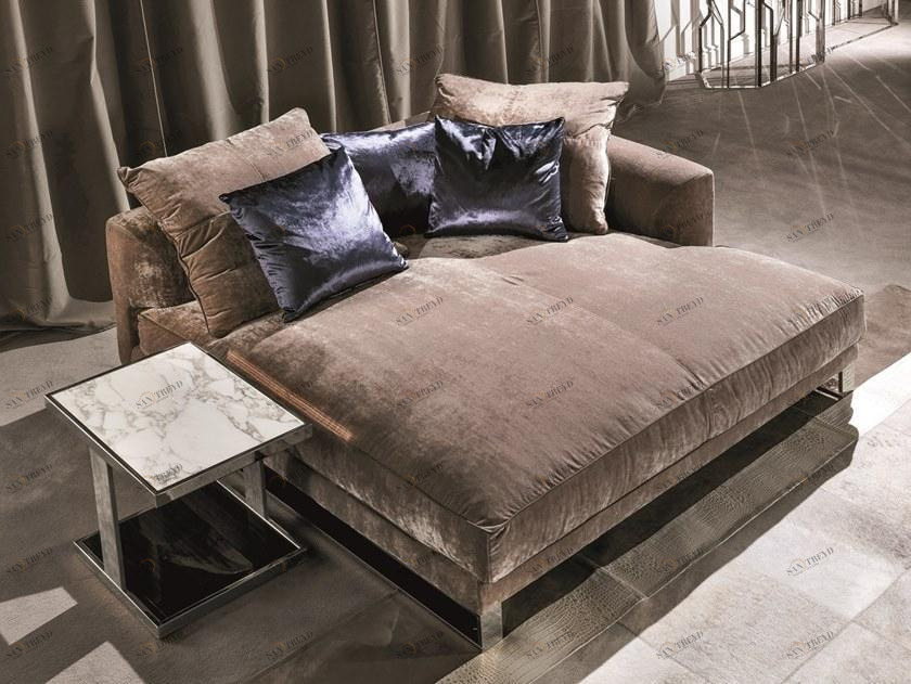 Longhi Мягкая кушетка из кожи Loveluxe sun-id-1507891