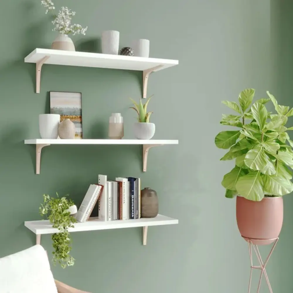 Кронштейн Spaceo 15x25 см нагрузка до 25 кг цвет дерево 2 шт STLM-2151637 - Вид №2