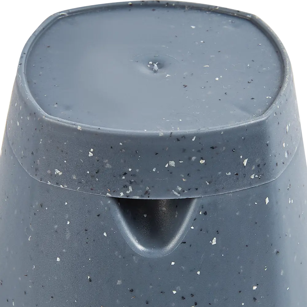 Горшок цветочный Ingreen Stone ø11 h10.7 см v0.65 л пластик темный серый STLM-2071821 - Вид №4