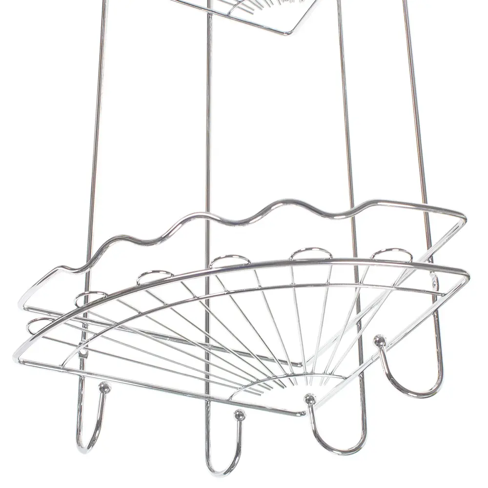 Полка для ванной Swensa угловая четырёхъярусная SWR-074 STLM-2153467 - Вид №2