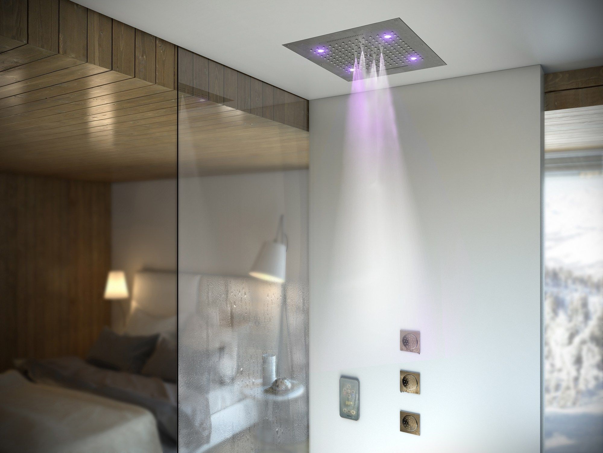 Светодиодная насадка для душа Bossini ARCH-00047646 - Вид №3