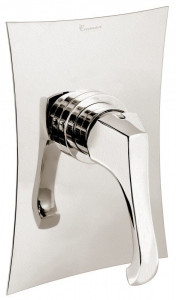 76009NS Внутристенный смеситель Ares, цвет зачищенный никель