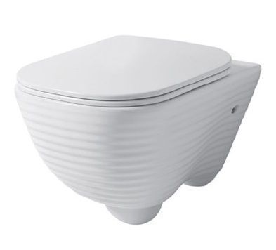 LO005RIM53 Подвесной унитаз настенный Серый Disegno Ceramica Loom Италия